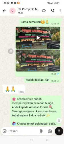 Testimonial Papan Bunga manggungjaya